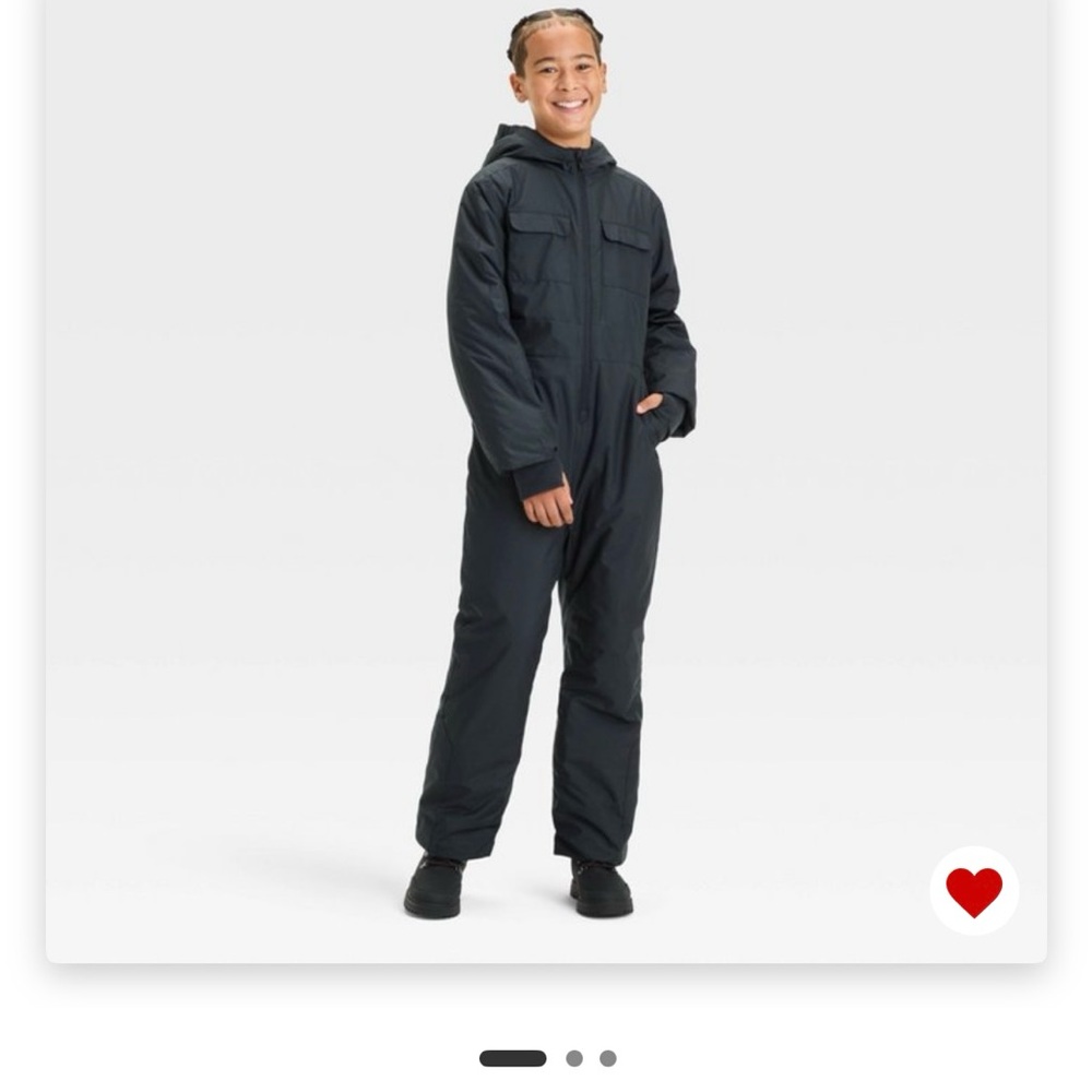 All in Motion Kids Black Insulated Jumpsuit